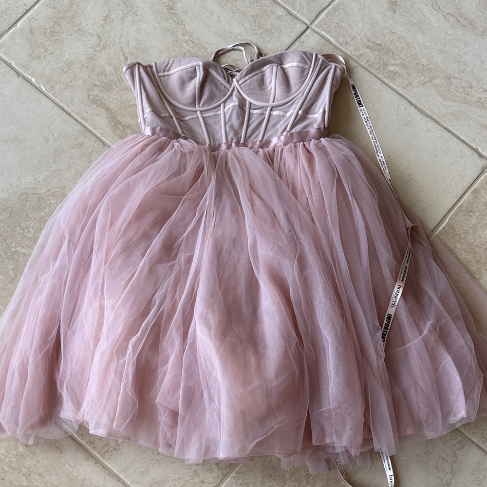 House of CB Darling Corset Fit & Flare Dress